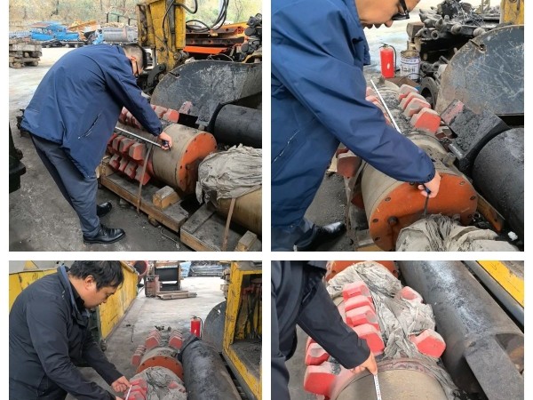 赴甘肅實(shí)地測(cè)繪鏈輪軸組、刮板