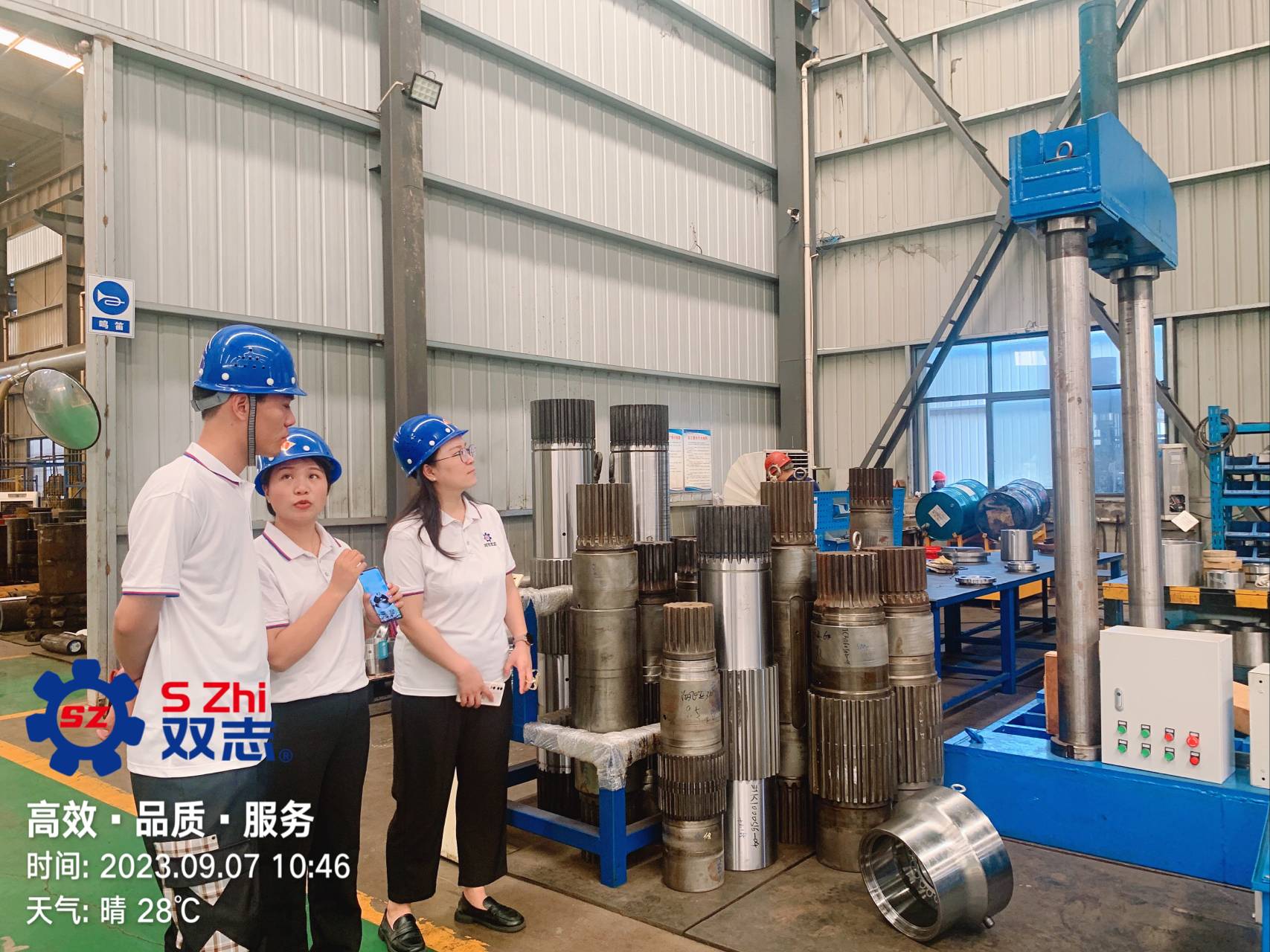 學(xué)有所用，用有所獲。部分員工到訪車間參觀學(xué)習(xí)